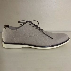 Crevo Men’s Buddy Plain Toe Oxford Shoes Beige size 9.5